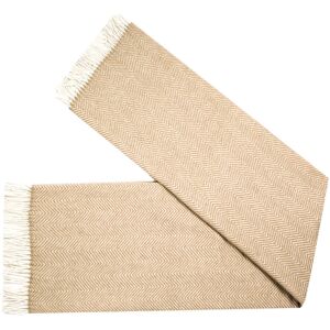 17 Stories Merino Wool Blanket Gurekam Beige 140cm W X 200cm L 17 Stories Merino Wool Blanket Gurekam Beige 140cm W X 200cm L