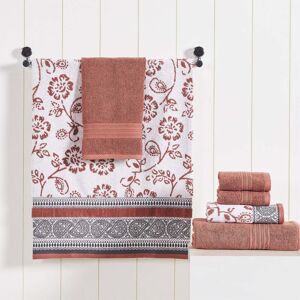 Langley Street 100% Cotton Bath Towels - Set of 6 Brown Washcloth;Hand Towel;Bath Towel Langley Street 100% Cotton Bath Towels - Set of 6 Brown Washcloth;Hand Towel;Bath Towel