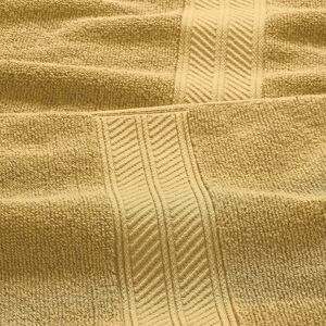 Lark Manor 100% Cotton Bath Towels - Set of 6 Gold Washcloth;Hand Towel;Bath Towel Lark Manor 100% Cotton Bath Towels - Set of 6 Gold Washcloth;Hand Towel;Bath Towel