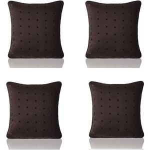 17 Stories Norush Madison Geometric Scatter Cushion Covers with Filler Pads Chocolate 55 cm H x 55 cm W x 15 cm D 17 Stories Norush Madison Geometric Scatter Cushion Covers with Filler Pads Chocolate 55 cm H x 55 cm W x 15 cm D