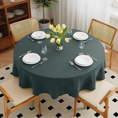 Symple Stuff R-1PCBurgundy Polyester Tablecloth Green 132.3cm W x 132.3cm L Symple Stuff R-1PCBurgundy Polyester Tablecloth Green 132.3cm W x 132.3cm L