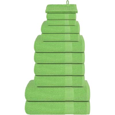Ophelia & Co. Towel Set 360 Gsm 100% Cotton Green Washcloth;Hand Towel;Bath Towel Ophelia & Co. Towel Set 360 Gsm 100% Cotton Green Washcloth;Hand Towel;Bath Towel