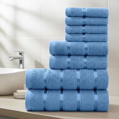 17 Stories 100% Cotton Mulit-Size Set Navy 17 Stories 100% Cotton Mulit-Size Set Navy