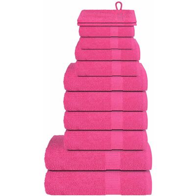 Ophelia & Co. Towel Set 360 Gsm 100% Cotton Pink Washcloth;Hand Towel;Bath Towel Ophelia & Co. Towel Set 360 Gsm 100% Cotton Pink Washcloth;Hand Towel;Bath Towel