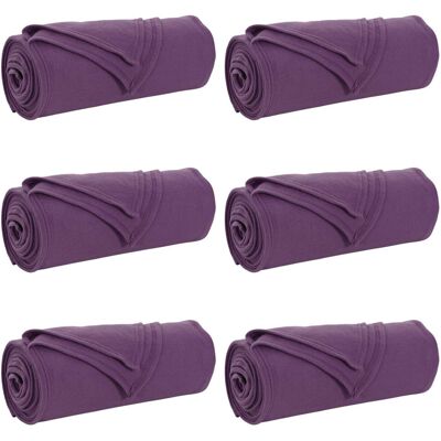 Vidaxl Throw Blankets 6 Pcs Cream 240 X 220 Cm Fleece Purple 170cm x 130cm Vidaxl Throw Blankets 6 Pcs Cream 240 X 220 Cm Fleece Purple 170cm x 130cm