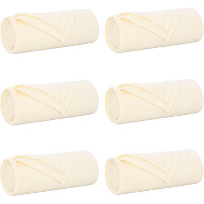 Vidaxl Throw Blankets 6 Pcs Cream 240 X 220 Cm Fleece Cream 170cm x 130cm Vidaxl Throw Blankets 6 Pcs Cream 240 X 220 Cm Fleece Cream 170cm x 130cm