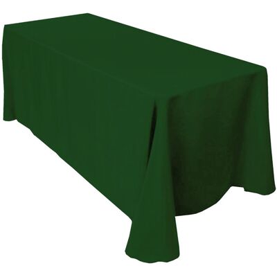 Symple Stuff Polyester Tablecloth Rectangular 1PC - Wrinkle & Stain Resistant, Heavy Duty Banquet Cloth - Wedding, Party & Restaurant Use Green 127.4cm W x 171.5cm L Symple Stuff Polyester Tablecloth Rectangular 1PC - Wrinkle & Stain Resistant, Heavy Duty Banquet Cloth - Wedding, Party & Restaurant Use Green 127.4cm W x 171.5cm L