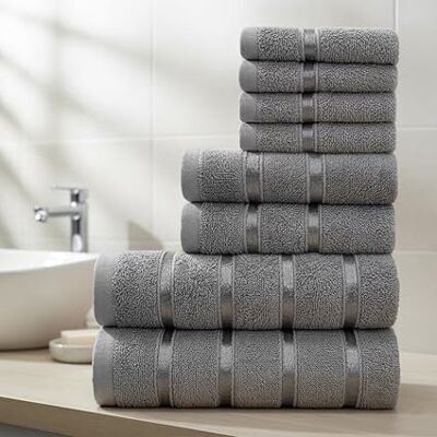 17 Stories 100% Cotton Mulit-Size Set Grey 17 Stories 100% Cotton Mulit-Size Set Grey