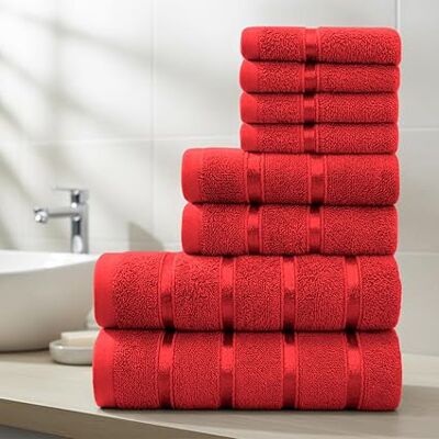 17 Stories 100% Cotton Mulit-Size Set Red 17 Stories 100% Cotton Mulit-Size Set Red