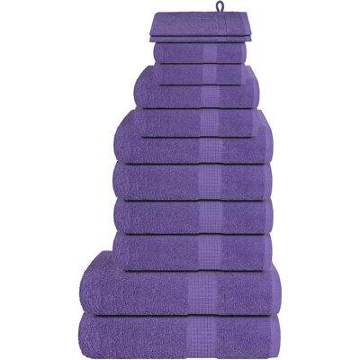 Ophelia & Co. Towel Set 360 Gsm 100% Cotton Purple Washcloth;Hand Towel;Bath Towel Ophelia & Co. Towel Set 360 Gsm 100% Cotton Purple Washcloth;Hand Towel;Bath Towel
