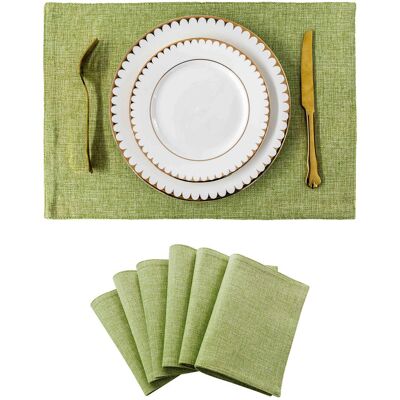 Ebern Designs Polyester Placemat Grass Green 48cm W X 33cm L X 0.1cm D Ebern Designs Polyester Placemat Grass Green 48cm W X 33cm L X 0.1cm D