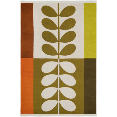 Orla Kiely STEM CHECK Green Bath Sheet Orla Kiely STEM CHECK Green Bath Sheet