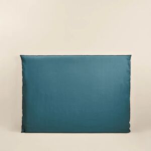 Madura Carlina Linen 100% Zip Headboard Cover blue 134.0 H x 150.0 W cm