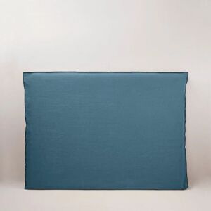 Madura Nino Linen 100% Zip Headboard Cover gray 134.0 H x 210.0 W cm