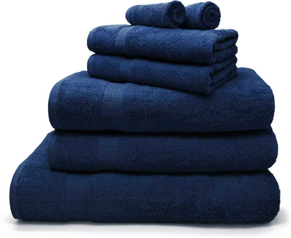 17 Stories Peryl Hand Towel Super Absorbent 550 gsm Luxury Egyptian-Quality Cotton 50x85 Navy Blue Hand Towel