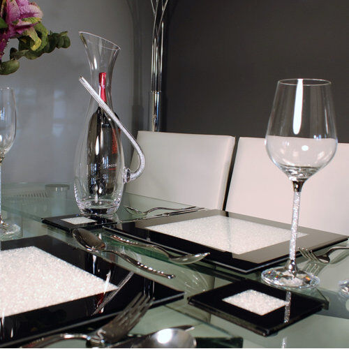 Canora Grey Soraya Placemat Canora Grey Colour: Black  - Size: 120cm H X 167cm W X 66cm D Canora Grey Soraya Placemat Canora Grey Colour: Black  - Size: 120cm H X 167cm W X 66cm D