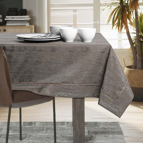 17 Stories Amelia-Brooke Tablecloth 17 Stories Colour: Cocoa, Size: 110cm W x 200cm L  - Size: Large 17 Stories Amelia-Brooke Tablecloth 17 Stories Colour: Cocoa, Size: 110cm W x 200cm L  - Size: Large