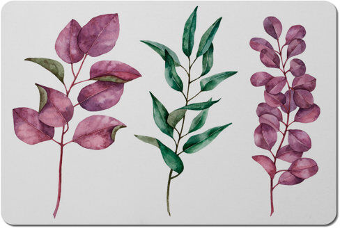 August Grove Hailsham Leaves Placemat August Grove  - Size: Runner 67 x 500cm August Grove Hailsham Leaves Placemat August Grove  - Size: Runner 67 x 500cm