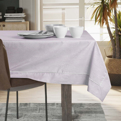 17 Stories Amelia-Brooke Tablecloth 17 Stories Colour: Purple, Size: 110cm W x 240cm L  - Size: Large 17 Stories Amelia-Brooke Tablecloth 17 Stories Colour: Purple, Size: 110cm W x 240cm L  - Size: Large