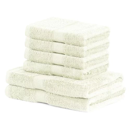 17 Stories Ahriella 6 Piece Bath Towel Multi-Size Bale 17 Stories Colour: Ivory 101.6 cm H x 66.04 cm W x 3.81 cm D