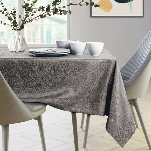 Ebern Designs Laplace Tablecloth Ebern Designs Colour: Cocoa, Size: 110cm W x 240cm L  - Size: Large