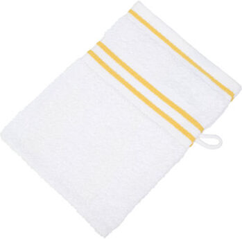 Rio Wash Mitt (Set of 4)  Colour: White base/Sun  - Size: 5cm H X 17cm W X 17cm D Rio Wash Mitt (Set of 4)  Colour: White base/Sun  - Size: 5cm H X 17cm W X 17cm D