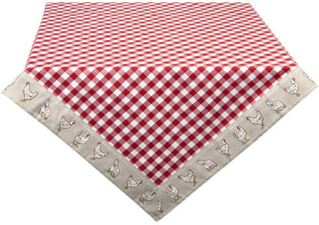 Symple Stuff Donahue Tablecloth Symple Stuff Size: 150cm W x 150cm L, Colour: Red  - Size: 47cm H X 24cm W X 24cm D Symple Stuff Donahue Tablecloth Symple Stuff Size: 150cm W x 150cm L, Colour: Red  - Size: 47cm H X 24cm W X 24cm D