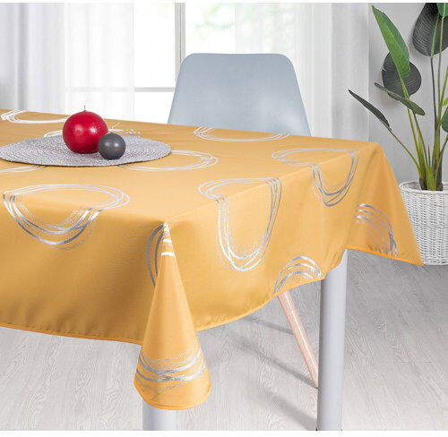 Latitude Run Tatig Tablecloth Latitude Run Colour: Yellow, Size: 150cm W x 300cm L  - Size: Large Latitude Run Tatig Tablecloth Latitude Run Colour: Yellow, Size: 150cm W x 300cm L  - Size: Large