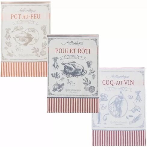 August Grove 3 Piece Family Dishes Tea Towel Set August Grove  - Size: 50cm H X 110cm W X 4cm D August Grove 3 Piece Family Dishes Tea Towel Set August Grove  - Size: 50cm H X 110cm W X 4cm D