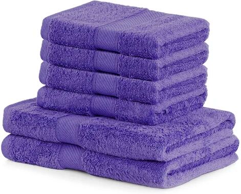 17 Stories Ahriella 6 Piece Bath Towel Multi-Size Bale 17 Stories Colour: Purple