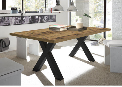 17 Stories Annawan Tabletop 17 Stories Colour: Plank oak, Size: 200cm L x 100cm W  - Size: Large 17 Stories Annawan Tabletop 17 Stories Colour: Plank oak, Size: 200cm L x 100cm W  - Size: Large