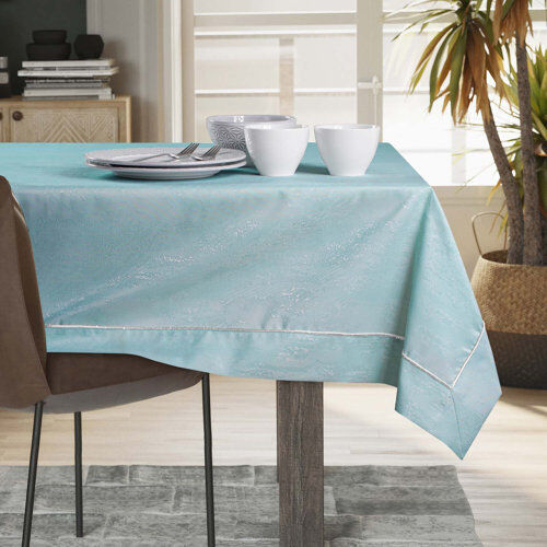 17 Stories Amelia-Anne Tablecloth 17 Stories Colour: Light Blue, Size: 120cm W x 120cm L  - Size: Large 17 Stories Amelia-Anne Tablecloth 17 Stories Colour: Light Blue, Size: 120cm W x 120cm L  - Size: Large