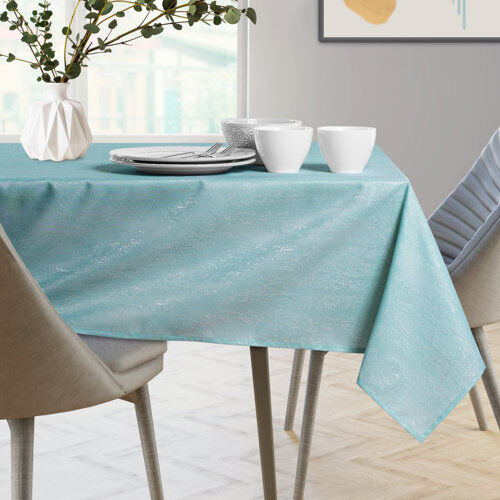 Brayden Studio Arkose Lotus Effect Tablecloth Brayden Studio Colour: Light Blue, Size: 150cm W x 220cm L  - Size: Large Brayden Studio Arkose Lotus Effect Tablecloth Brayden Studio Colour: Light Blue, Size: 150cm W x 220cm L  - Size: Large