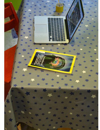 Fleur De Soleil 240 cm W x 160 cm D Rectangular Wipe-clean Tablecloth Fleur De Soleil  - Size: 160cm W X 240cm D Fleur De Soleil 240 cm W x 160 cm D Rectangular Wipe-clean Tablecloth Fleur De Soleil  - Size: 160cm W X 240cm D