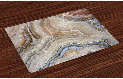 17 Stories Ameliagrace Marble Surreal Onyx Surface Placemat (Set of 4) 17 Stories  - Size: Runner 62 x 240cm 17 Stories Ameliagrace Marble Surreal Onyx Surface Placemat (Set of 4) 17 Stories  - Size: Runner 62 x 240cm