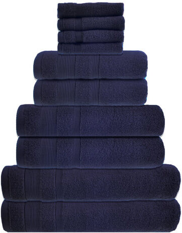 17 Stories Baljiwan 10 Piece Chemical-Free and Sustainable Quick Dry Multi-Size Bale 17 Stories Colour: Navy 60cm H x 90cm W x 2cm D 17 Stories Baljiwan 10 Piece Chemical-Free and Sustainable Quick Dry Multi-Size Bale 17 Stories Colour: Navy 60cm H x 90cm W x 2cm D