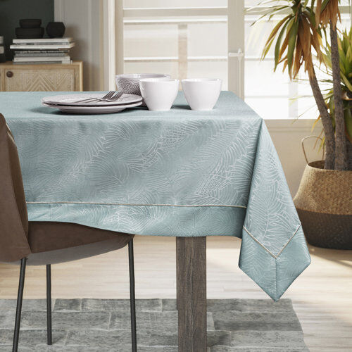 Ebern Designs Laplace Tablecloth Ebern Designs Colour: Mint, Size: 140 cm W x 220 cm L  - Size: Large Ebern Designs Laplace Tablecloth Ebern Designs Colour: Mint, Size: 140 cm W x 220 cm L  - Size: Large