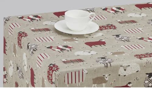 August Grove Agustina Sheep Tablecloth August Grove Size: 132cm W x 280cm L  - Size: Large