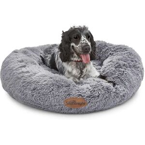 Silentnight Calming Doughnut Pet Bed gray 21.0 H x 85.0 W x 85.0 D cm