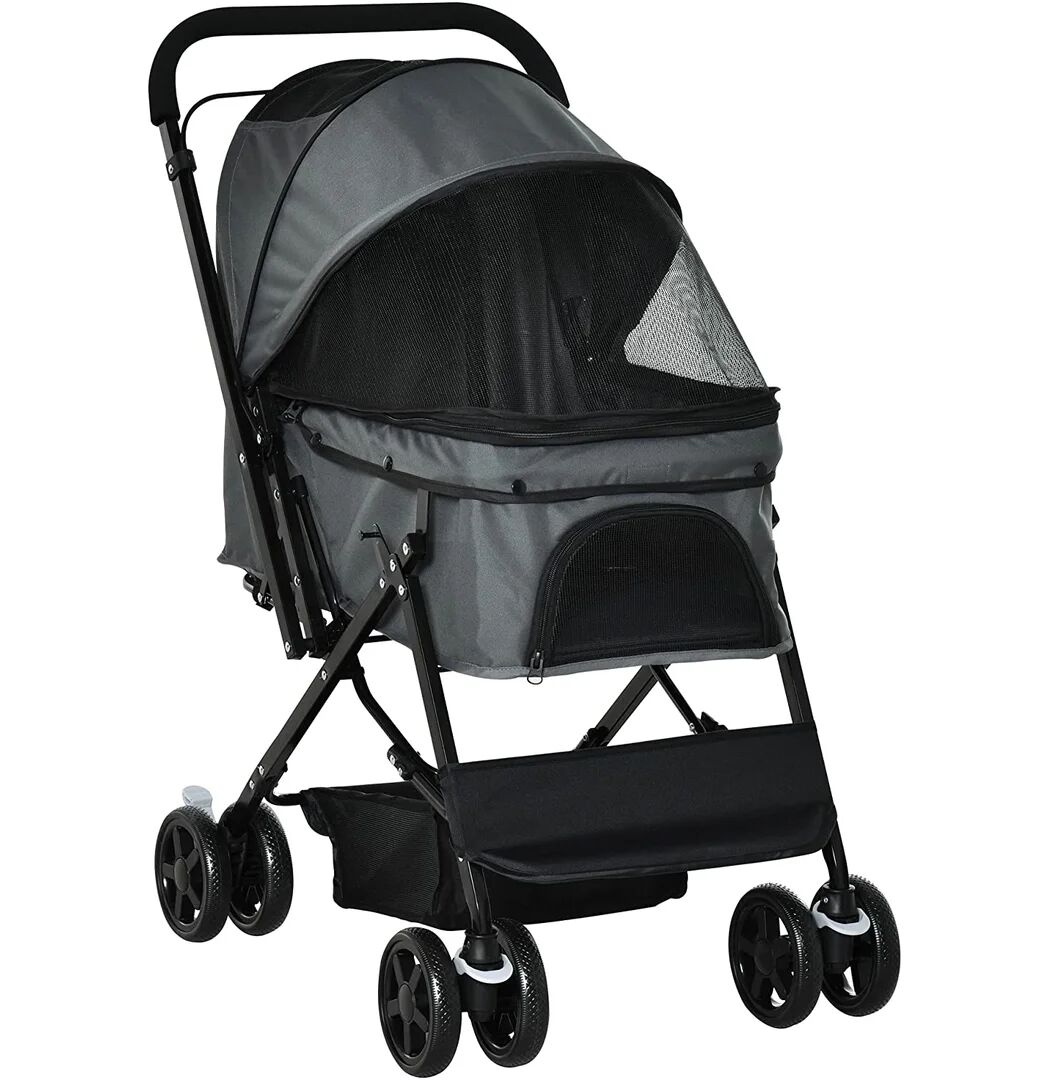 Archie & Oscar Swanley Pet Stroller black 95.0 H x 52.0 W x 76.5 D cm