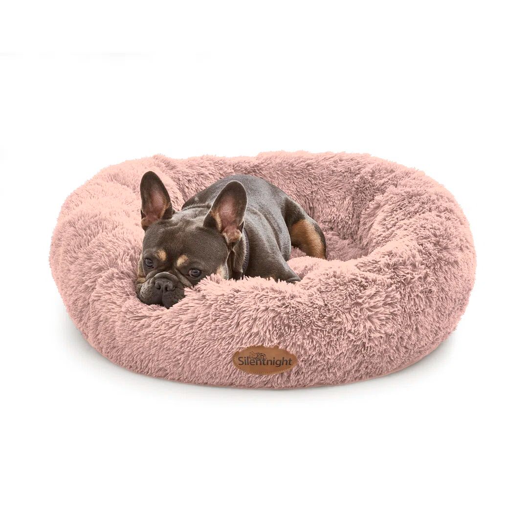 Silentnight Calming Doughnut Pet Bed pink 21.0 H x 85.0 W x 85.0 D cm