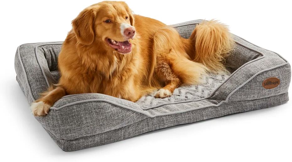 Silentnight Orthopaedic Luxury Pet Bed gray 69.0 H x 95.0 W x 19.0 D cm