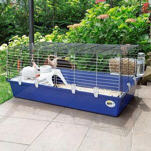 Ferplast Rabbit Cage blue 49.5 H x 58.5 W x 118.0 D cm