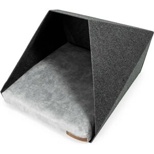 Rexproduct Pocket Hooded Dog Bed gray 45.0 H x 60.0 W x 63.0 D cm