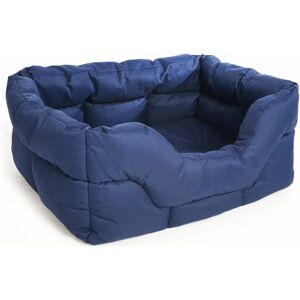 Archie & Oscar Decimus Heavy Duty Softee Pet Bed blue 27.0 H x 60.0 W x 75.0 D cm