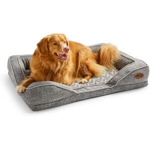 Silentnight Orthopaedic Luxury Pet Bed gray 69.0 H x 95.0 W x 19.0 D cm