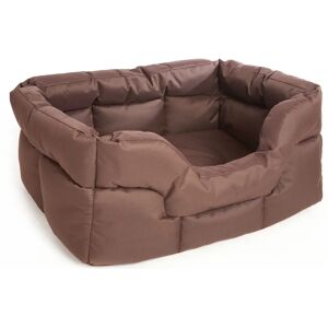 Archie & Oscar Decimus Heavy Duty Softee Pet Bed brown 27.0 H x 60.0 W x 75.0 D cm