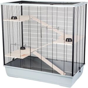 Archie & Oscar Van Buren Cage gray/brown 100.0 H x 100.0 W x 54.0 D cm