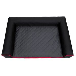 HobbyDog Victoria Bolster Cushion red/black 20.0 H x 118.0 W x 78.0 D cm