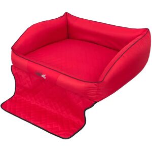 HobbyDog Codur Travel Dog Bed red/black 35.0 H x 100.0 W x 80.0 D cm